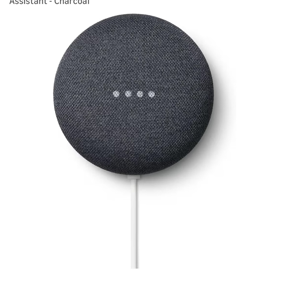 NWOT Google Nest Mini Smart Speaker with Google Assistant - Charcoal